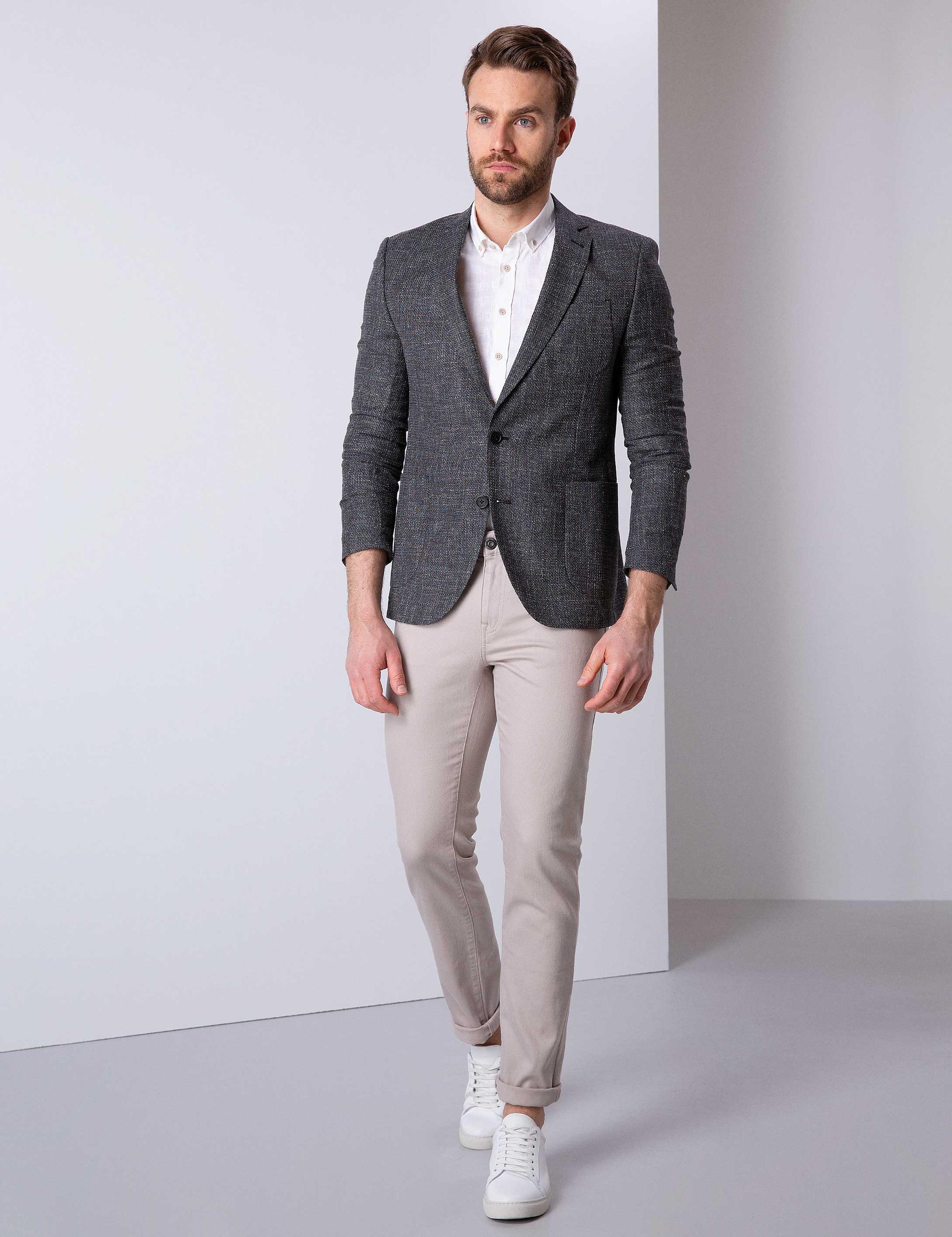 Siyah Ex. Slim Fit Ceket