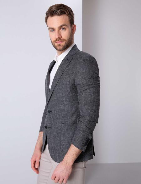 Siyah Ex. Slim Fit Ceket - 50199987071