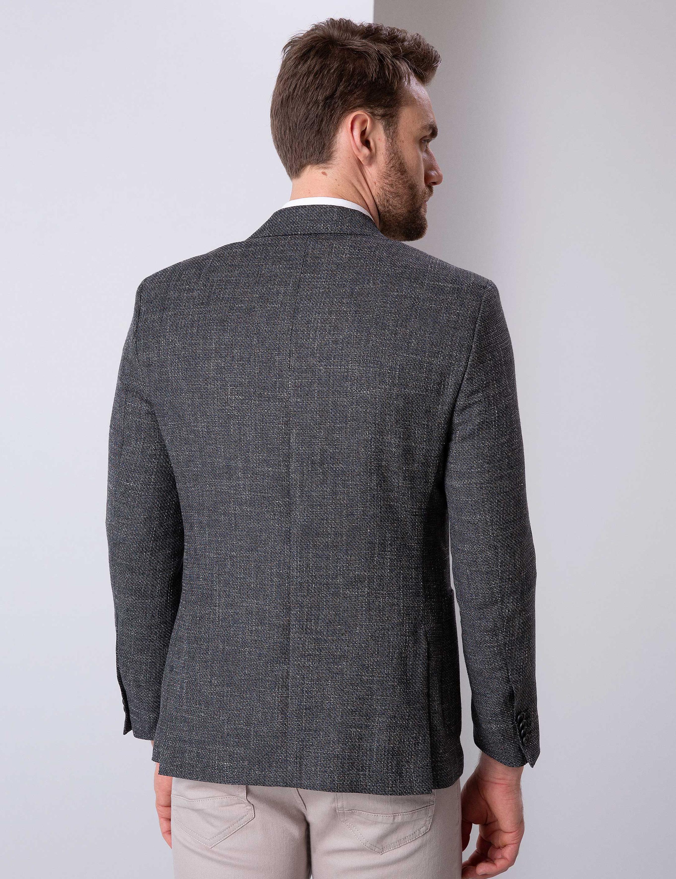 Siyah Ex. Slim Fit Ceket