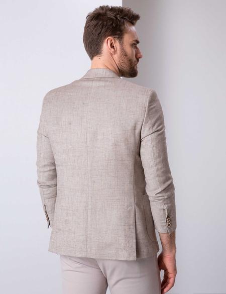 Bej Ex. Slim Fit Ceket - 50199987140