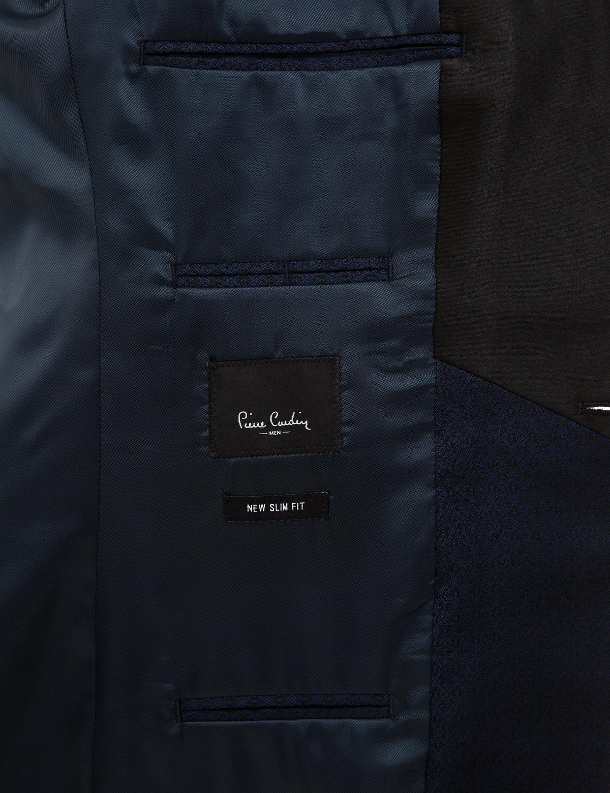 Lacivert Yelekli Ekstra Slim Fit Damatlık Smokin - 50208535008