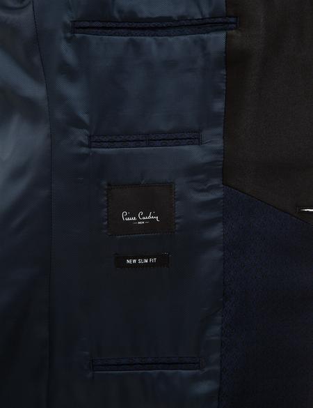 Lacivert Yelekli Ekstra Slim Fit Damatlık Smokin - 50208535008