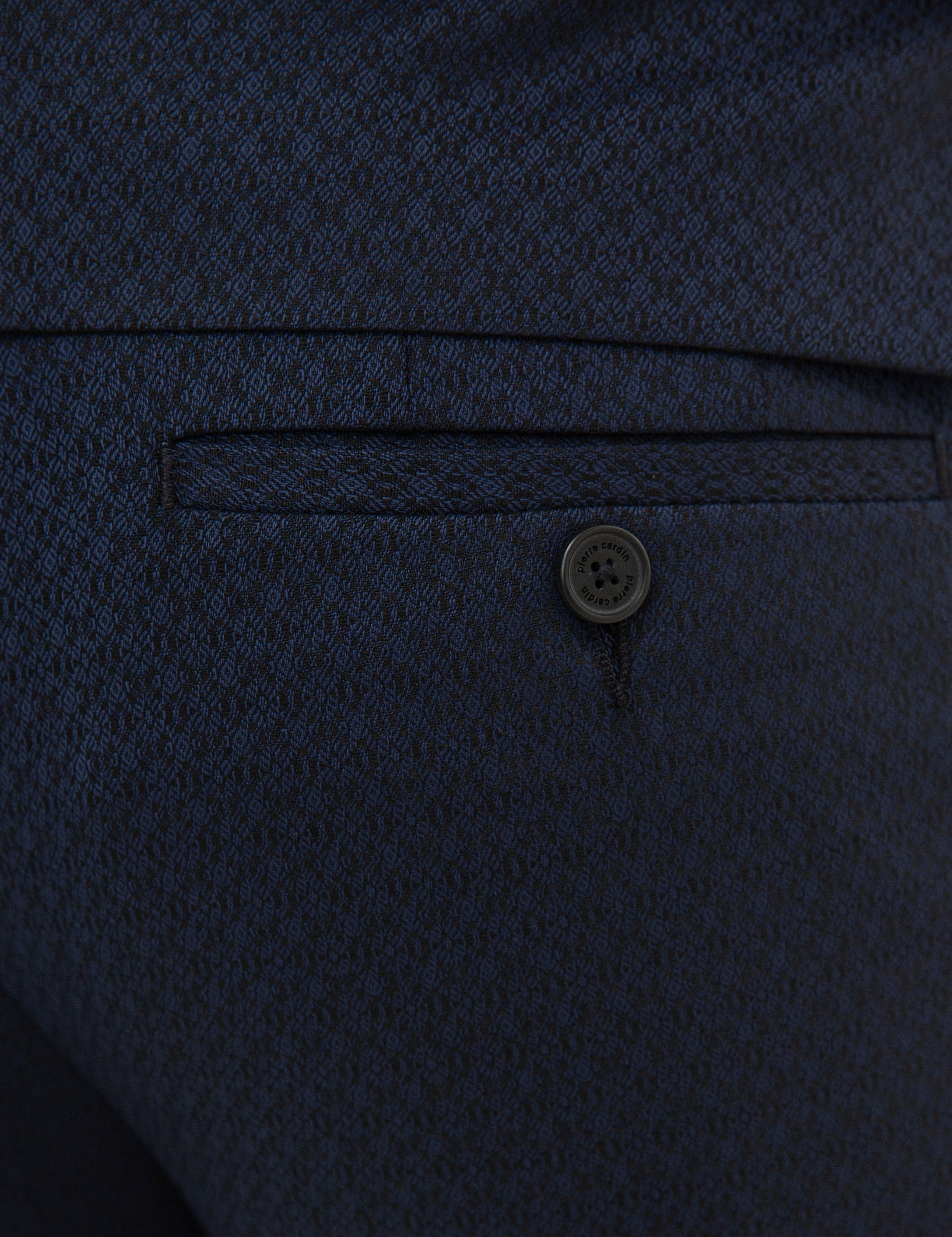 Lacivert Yelekli Ekstra Slim Fit Damatlık Smokin - Image 6