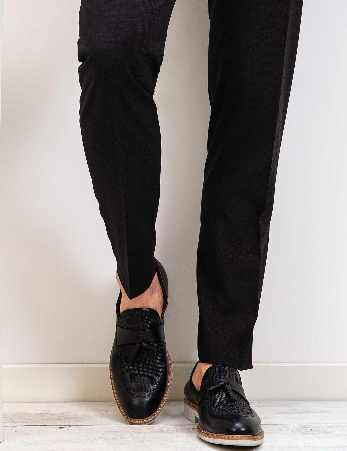 Siyah Slim Fit Ayakkabı