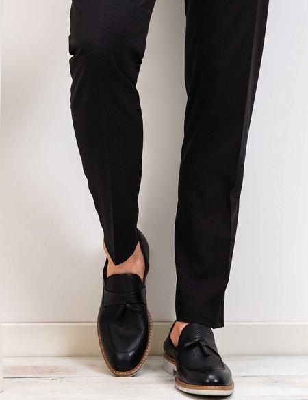 Siyah Slim Fit Ayakkabı - 50209353002