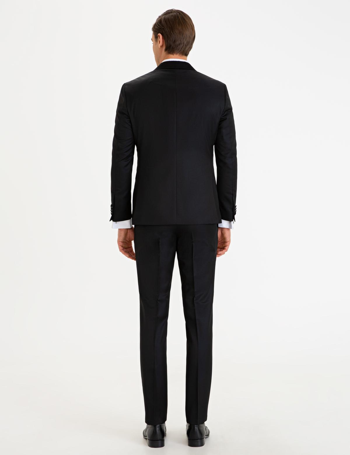 Siyah Yelekli Damatlık Smokin - 50225359008