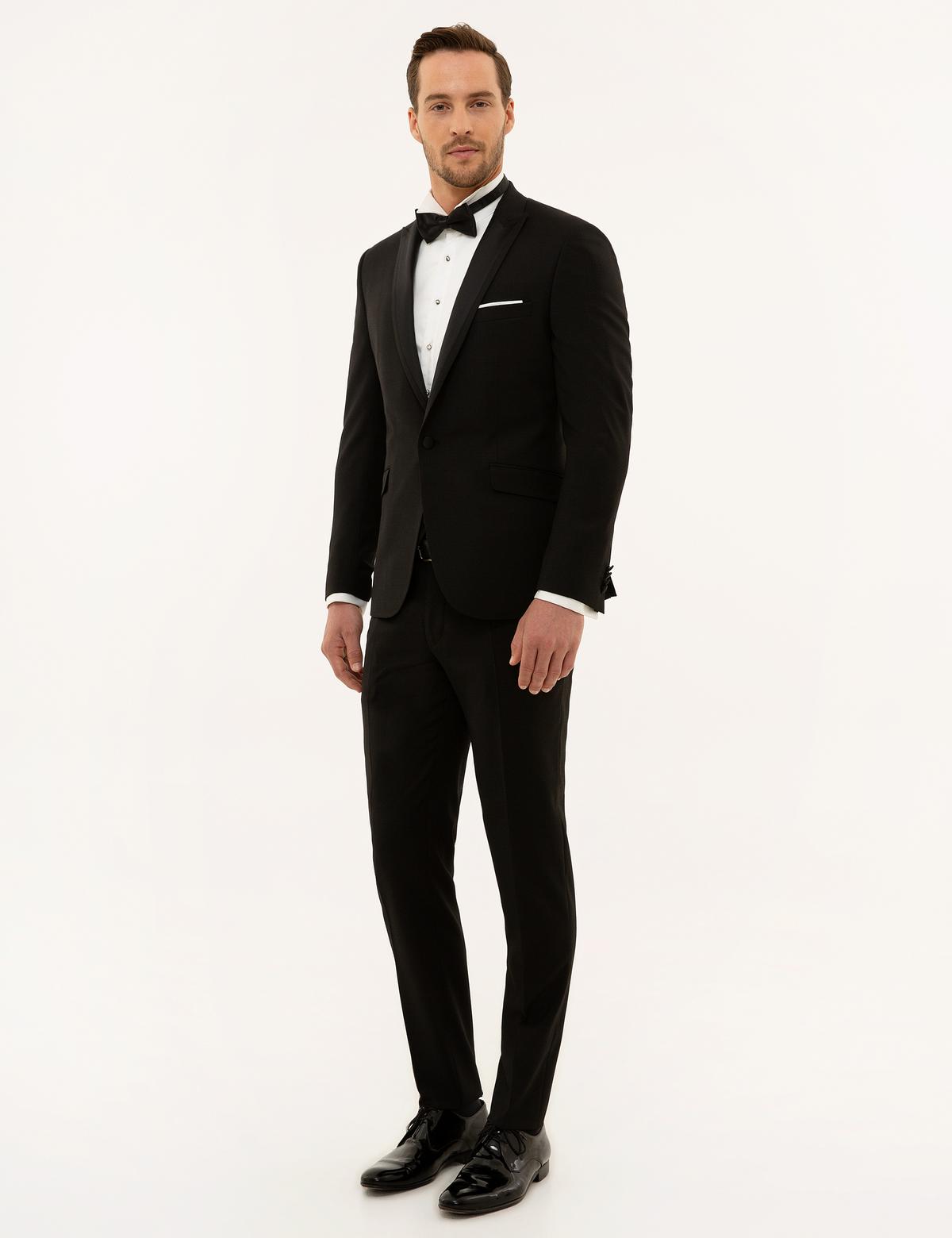 Siyah Ex. Slim Fit Smokin - 50226596008