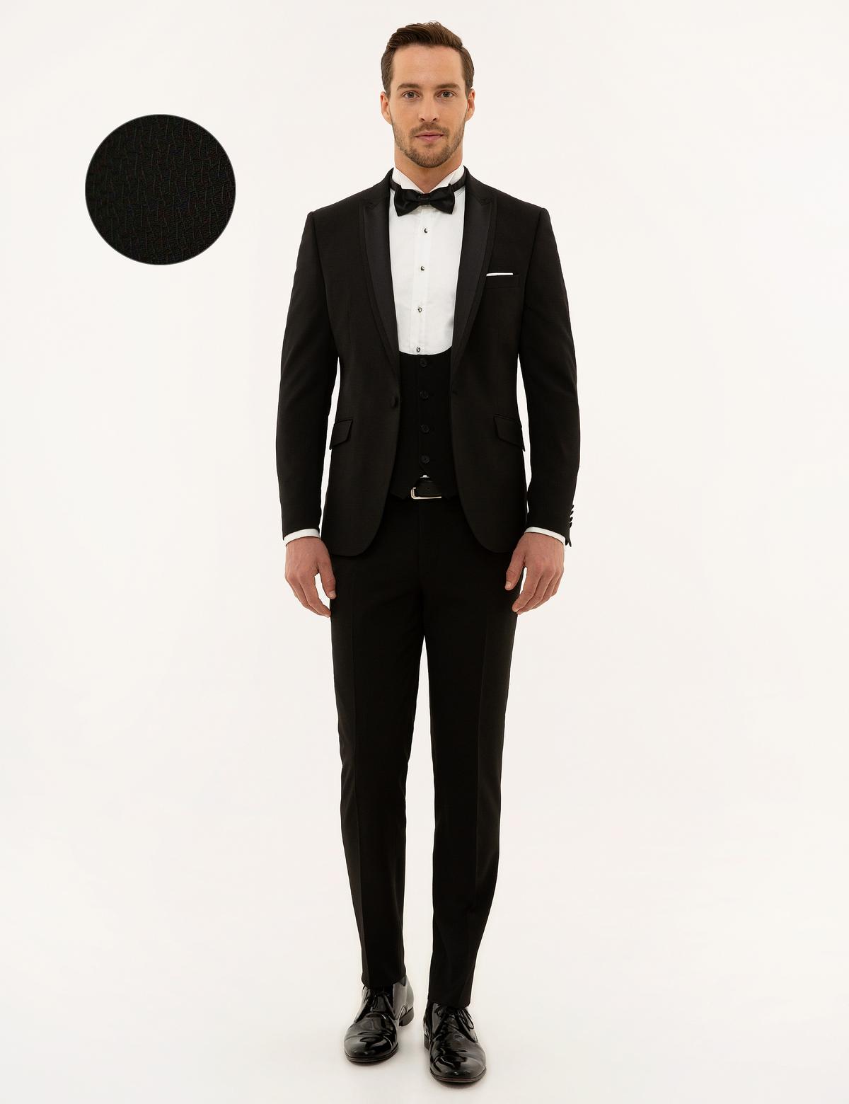 Siyah Ex. Slim Fit Smokin