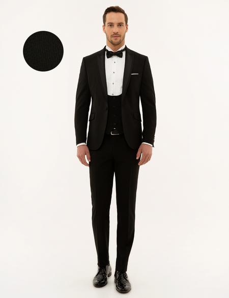 Siyah Ex. Slim Fit Smokin - 50226596008