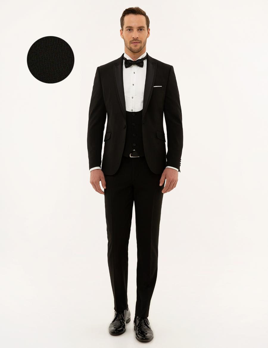 Siyah Ex. Slim Fit Smokin