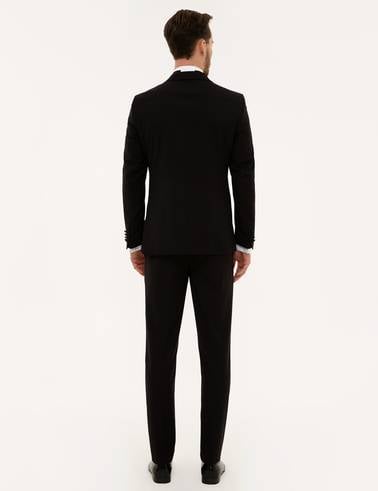 Siyah Ex. Slim Fit Smokin Damatlık