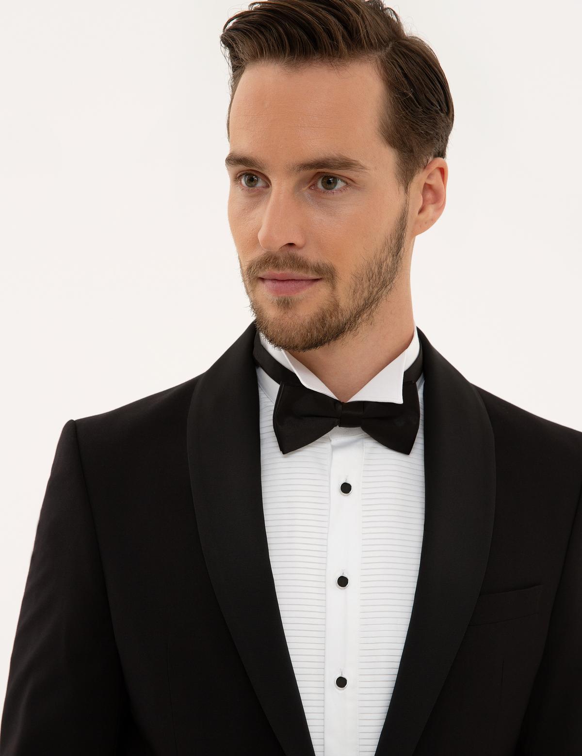 Siyah Yelekli Damatlık Smokin - 50227160005