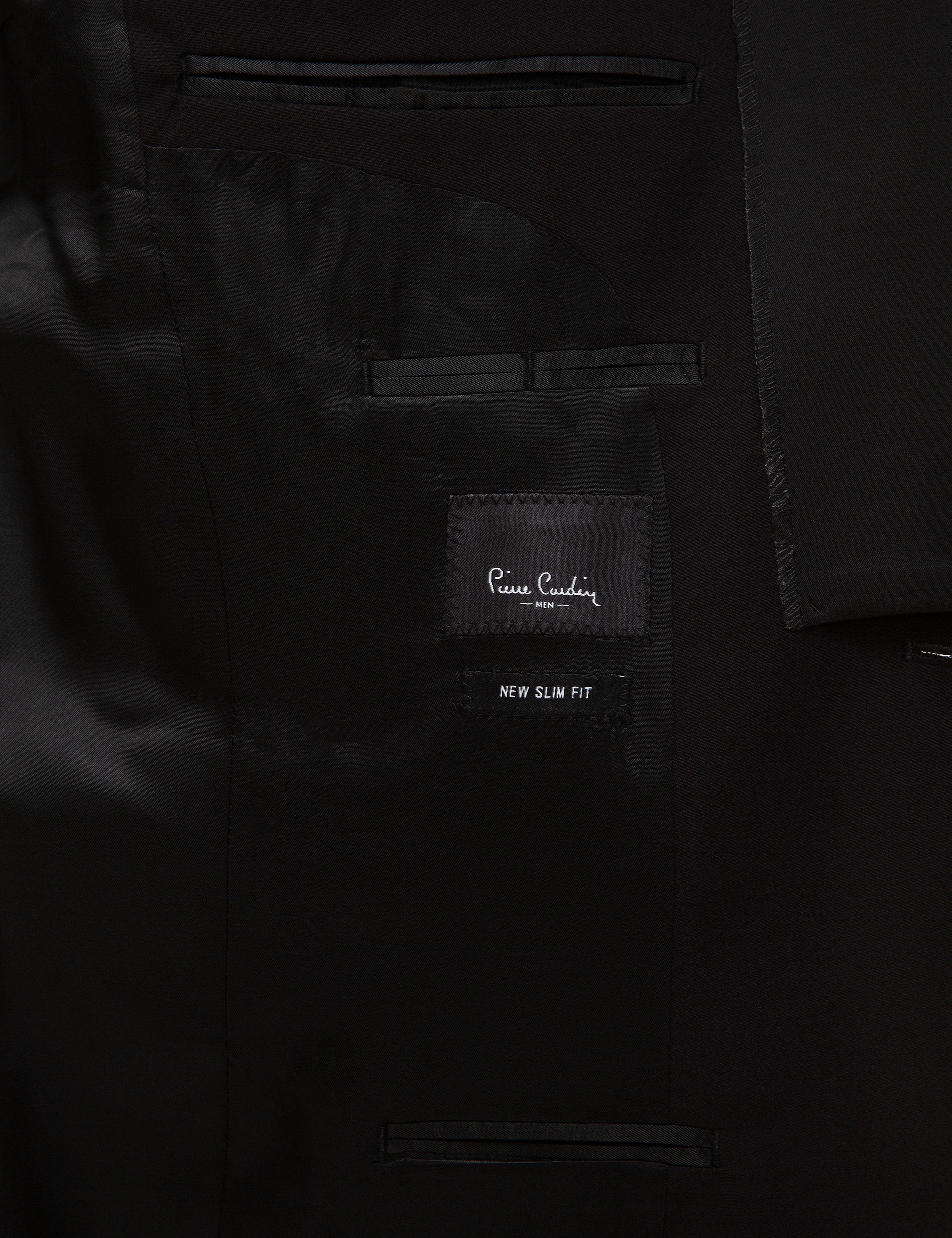 Siyah Ex. Slim Fit Smokin Damatlık - Image 7