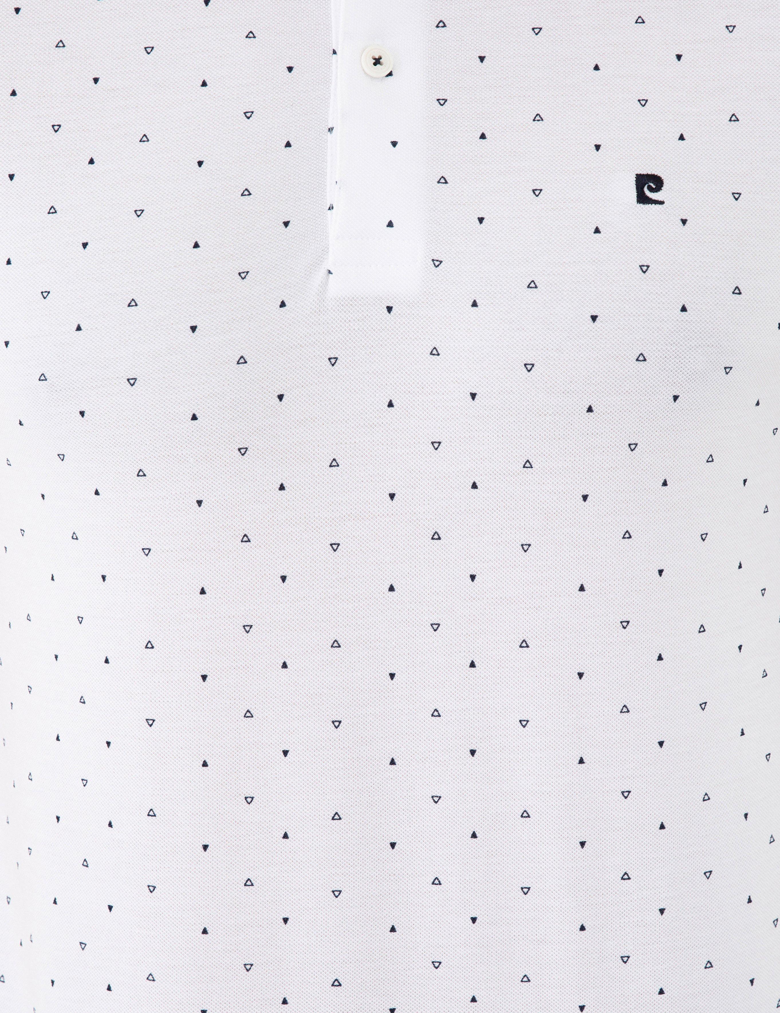 Beyaz Slim Fit Polo Yaka T-Shirt