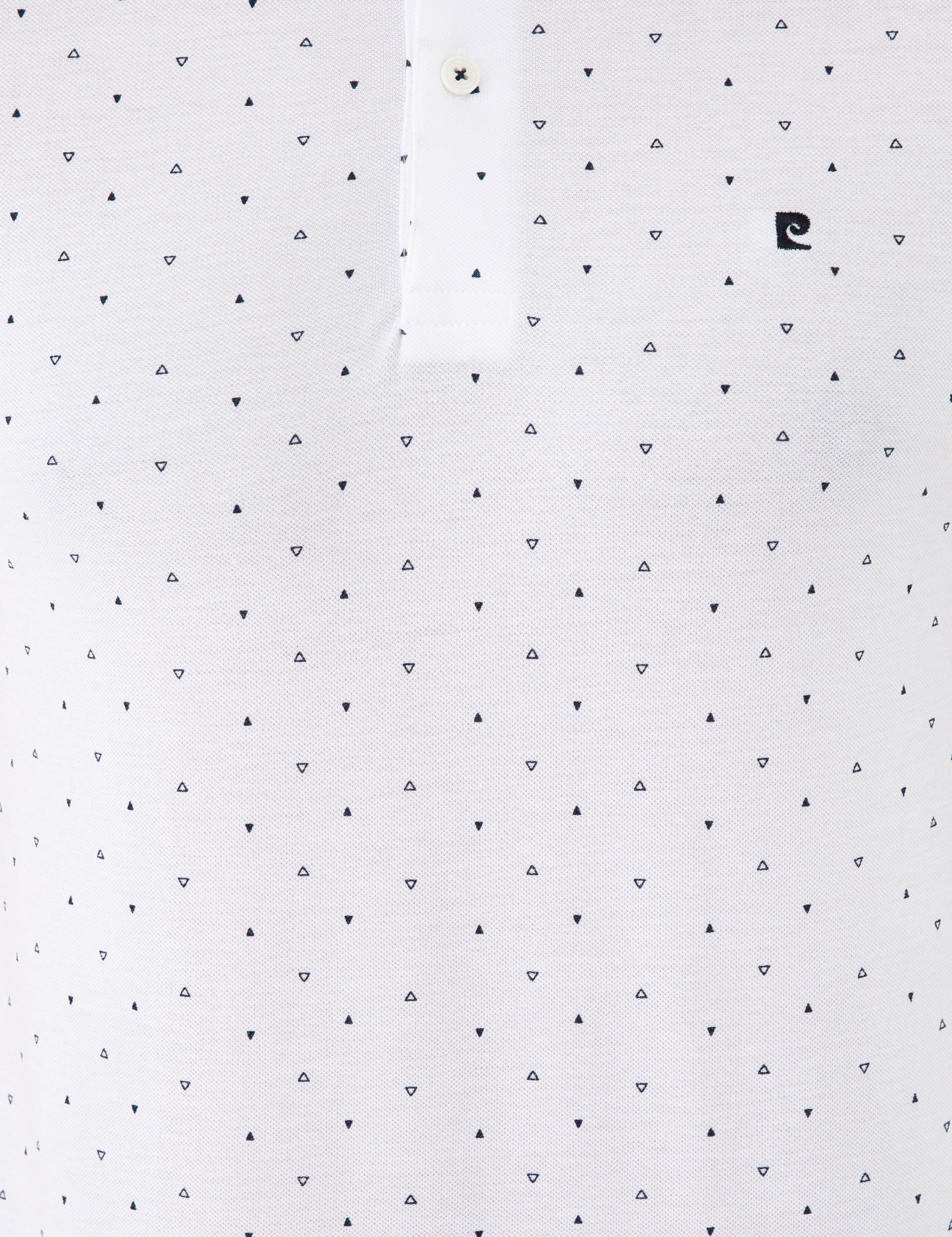 Beyaz Slim Fit Polo Yaka T-Shirt