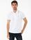 Beyaz Slim Fit Polo Yaka T-Shirt