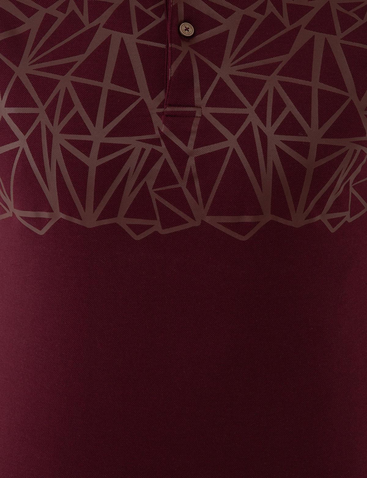 Bordo Slim Fit Tişört - 50242151001