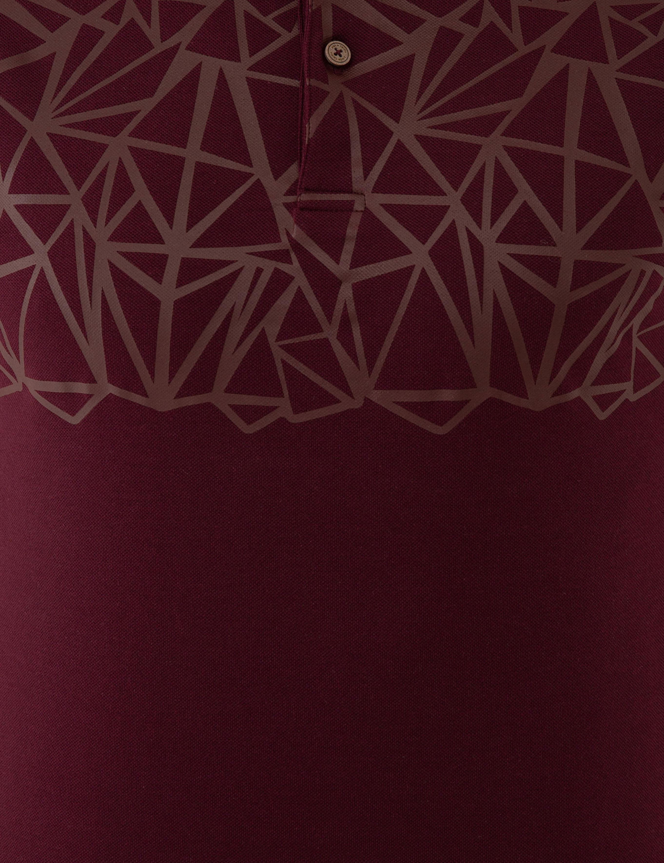 Bordo Slim Fit Tişört