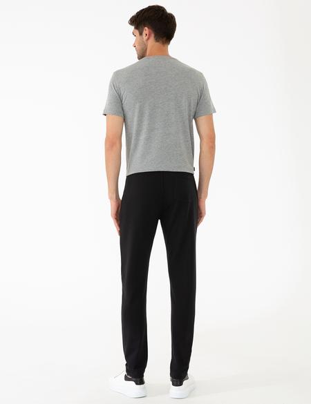 Siyah Slim Fit Eşofman Altı - 50243993005