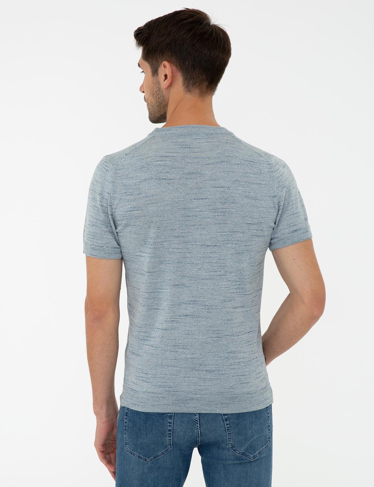 Mavi Slim Fit Bisiklet Yaka Triko Tişört - 50222983049