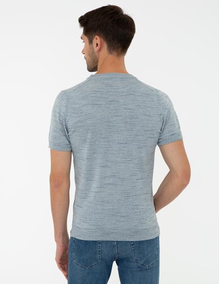 Mavi Slim Fit Bisiklet Yaka Triko Tişört - 50222983049