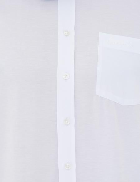 Beyaz Regular Fit Uzun Kollu Basic Gömlek - 50223108005