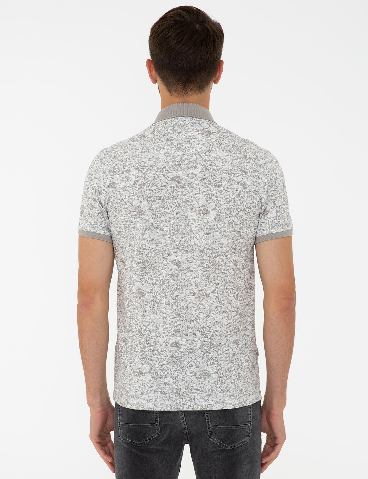 Ekru Slim Fit Tişört - 50224515015