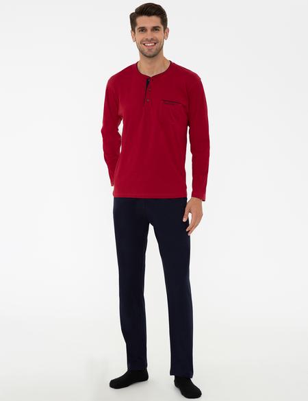 Bordo Pijama Takımı - 50252552002