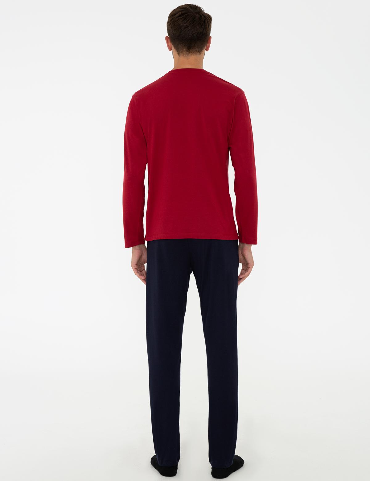 Bordo Pijama Takımı - 50252552002