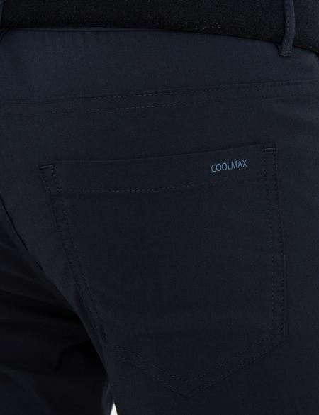 Lacivert Slim Fit Kanvas Pantolon - 50236099006