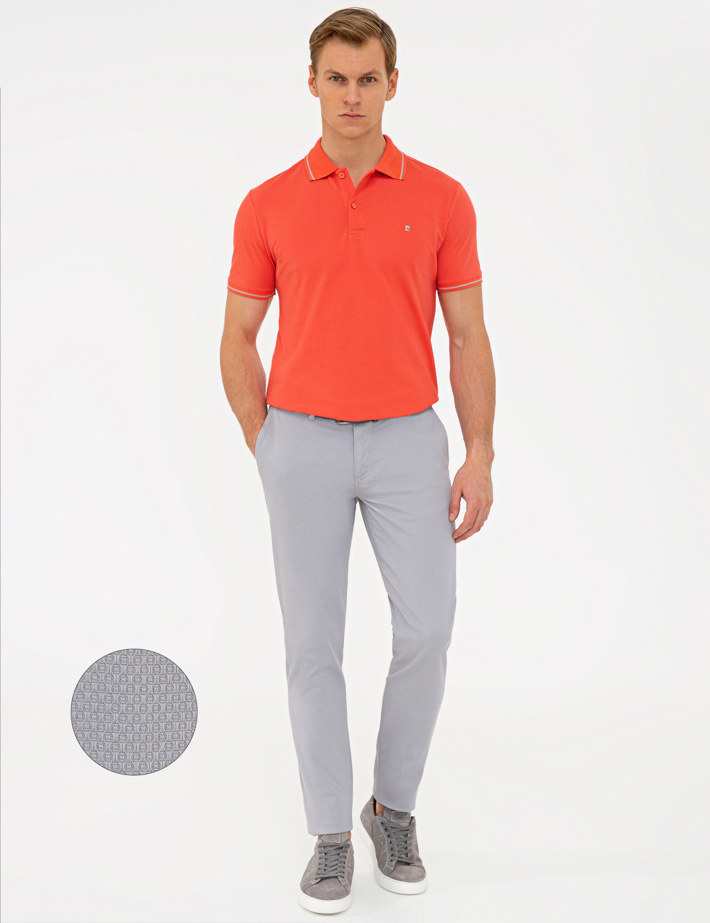 Gri Slim Fit Chino Pantolon