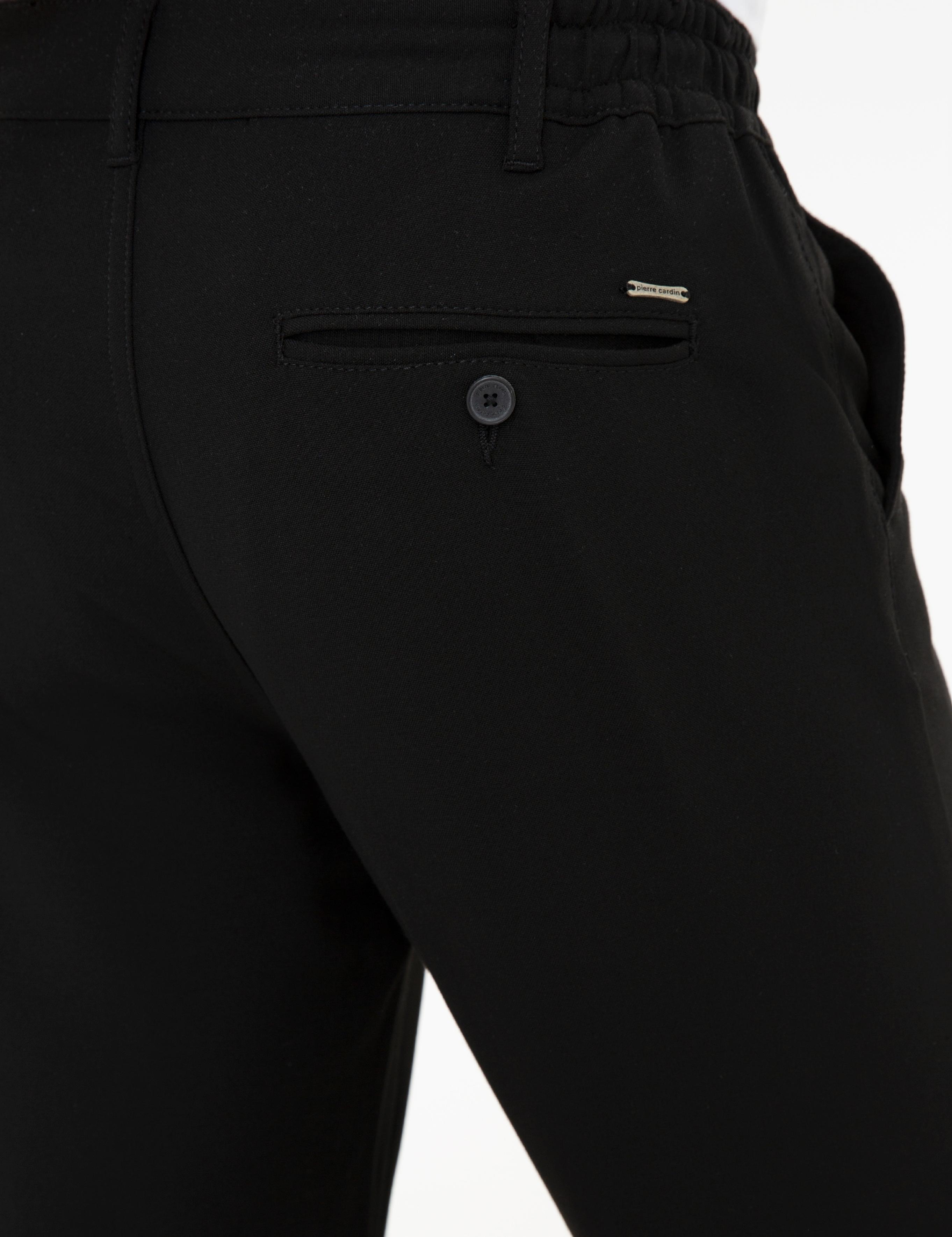 Siyah Jogger Fit Kanvas Pantolon