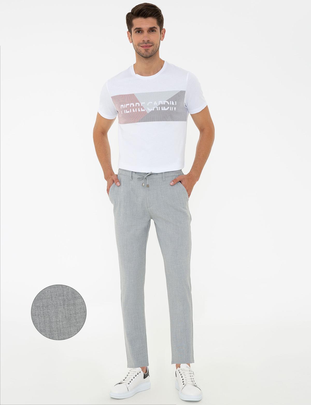 Gri Jogger Fit Pantolon