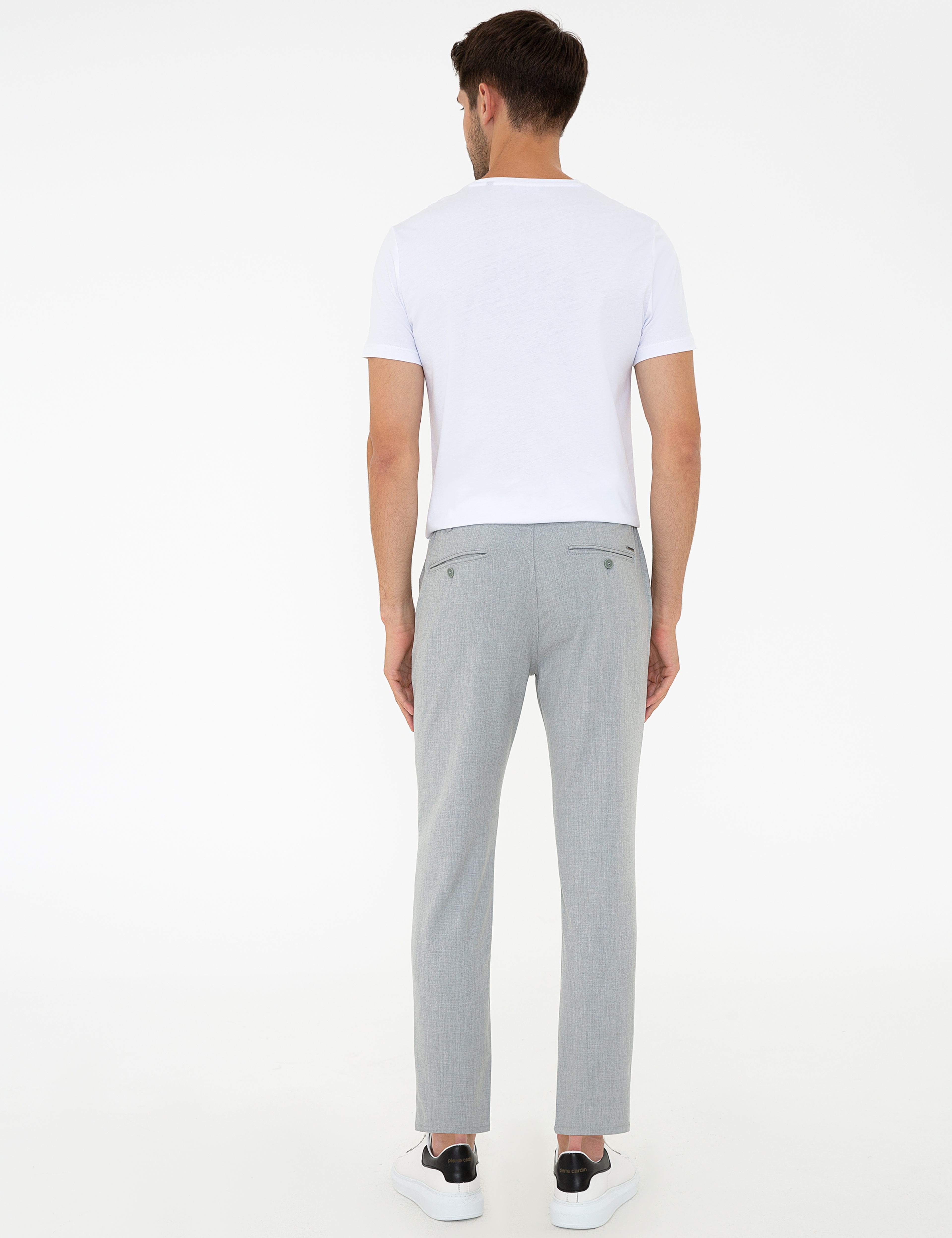 Gri Jogger Fit Pantolon - Image 5