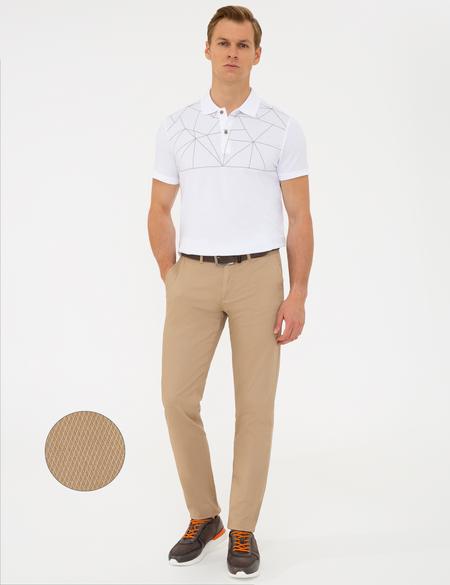 Camel Slim Fit Kanvas Pantolon - 50240401074