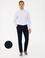 Lacivert Slim Fit Kanvas Pantolon