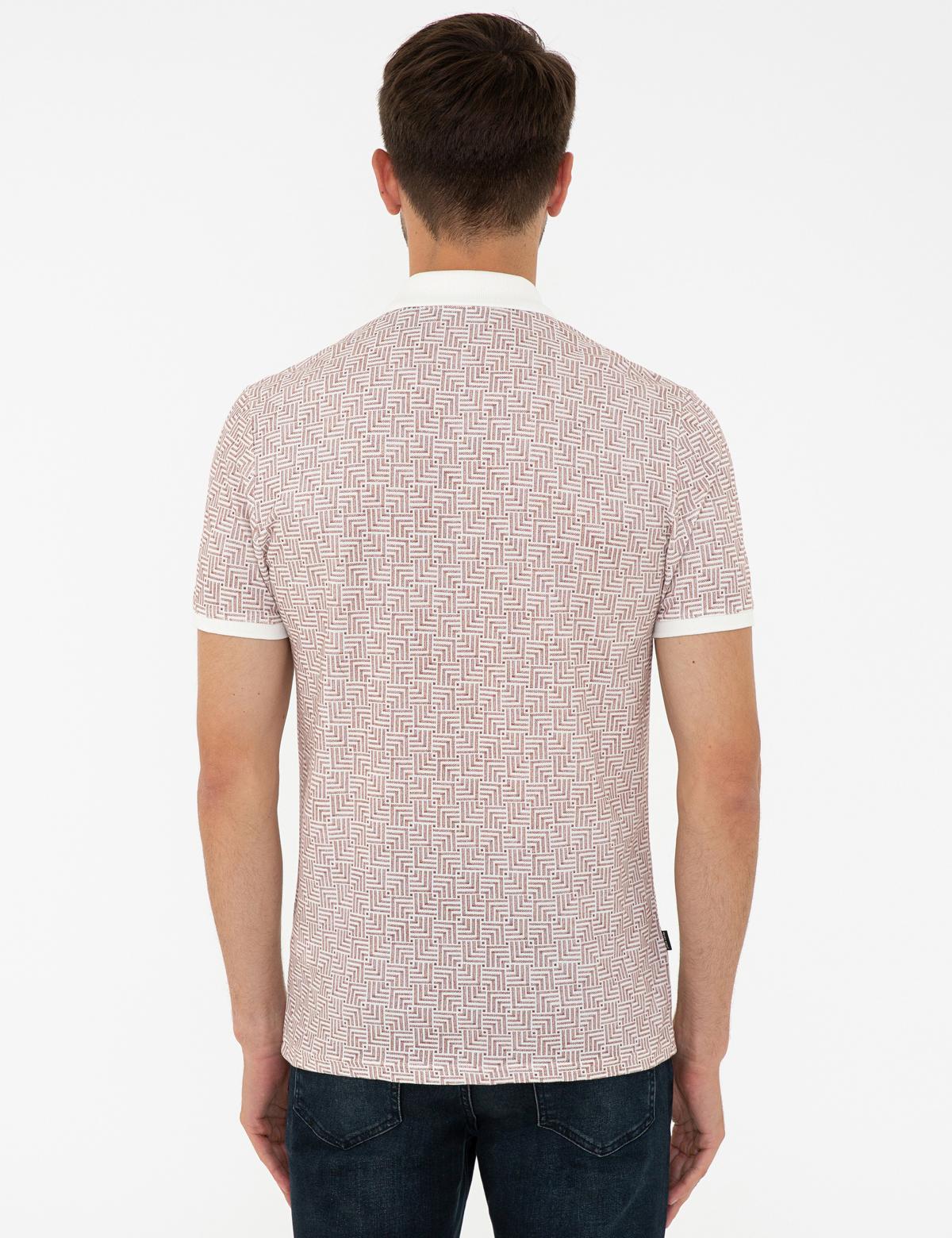 Ekru Slim Fit Polo Yaka T-Shirt - 50242035001