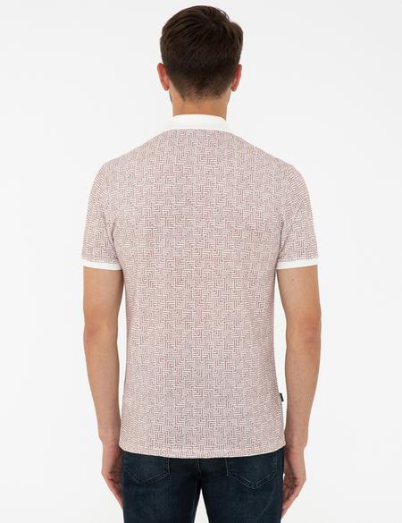 Ekru Slim Fit Polo Yaka T-Shirt - 50242035001