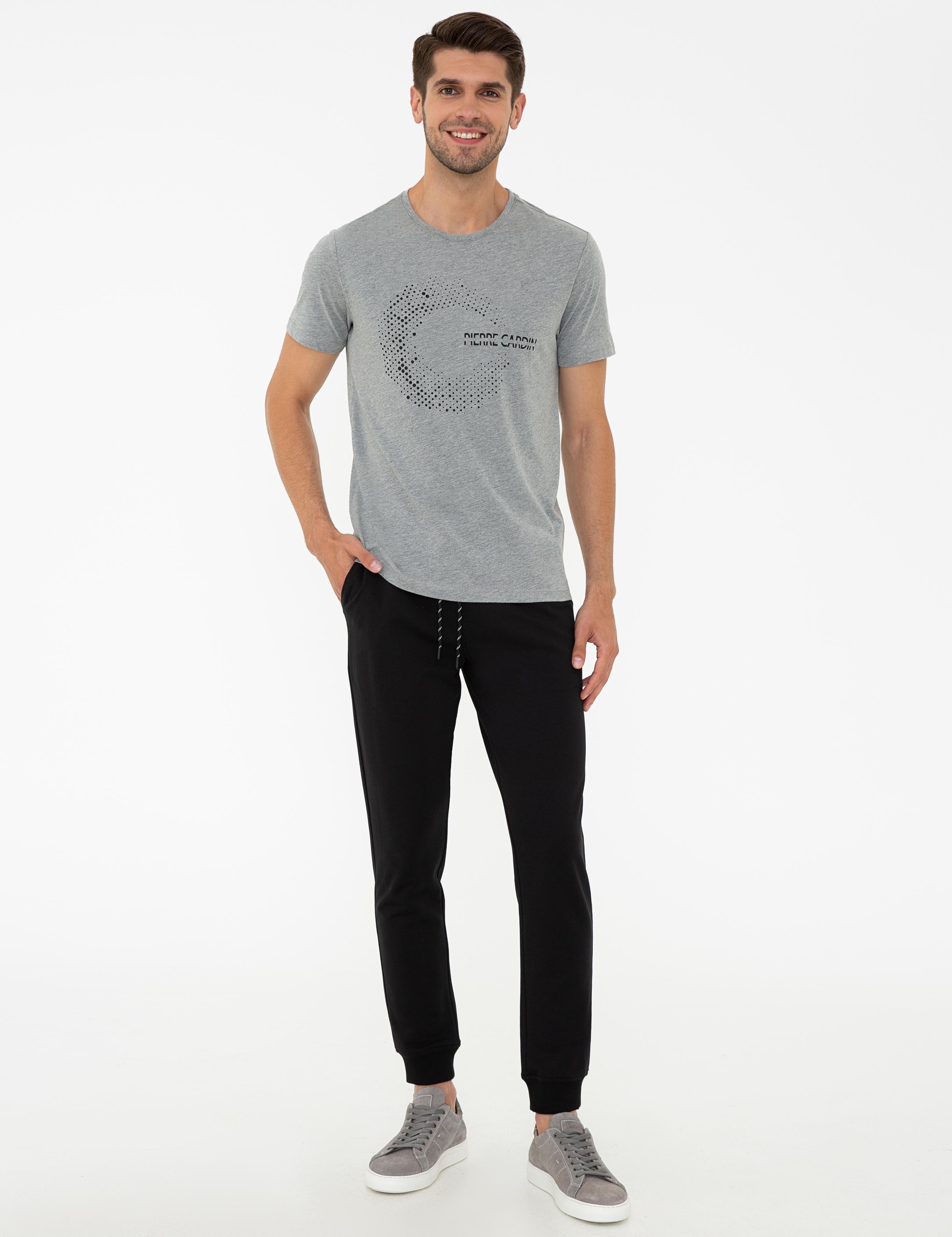 Siyah Slim Fit Eşofman Altı