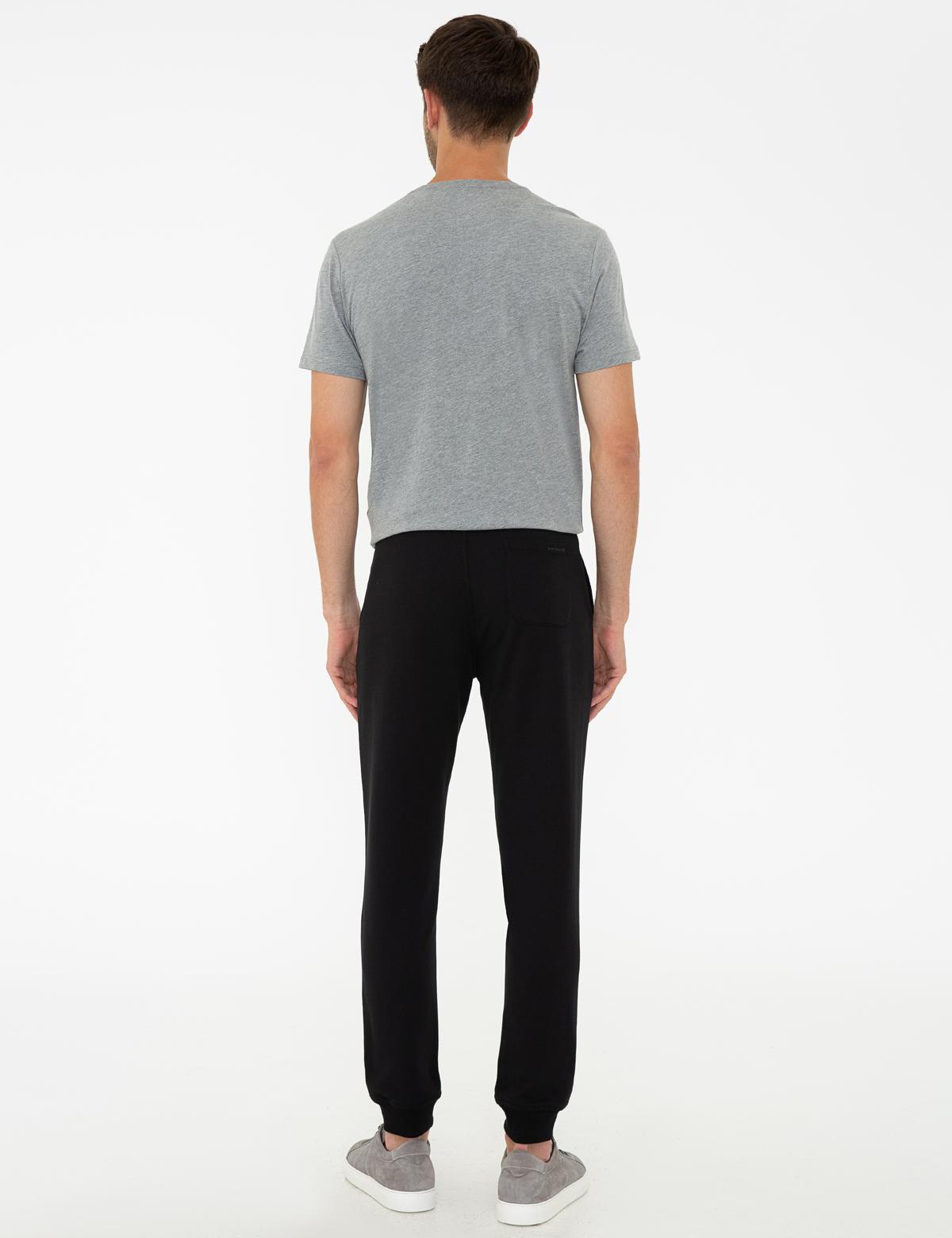 Siyah Slim Fit Eşofman Altı - 50243992008