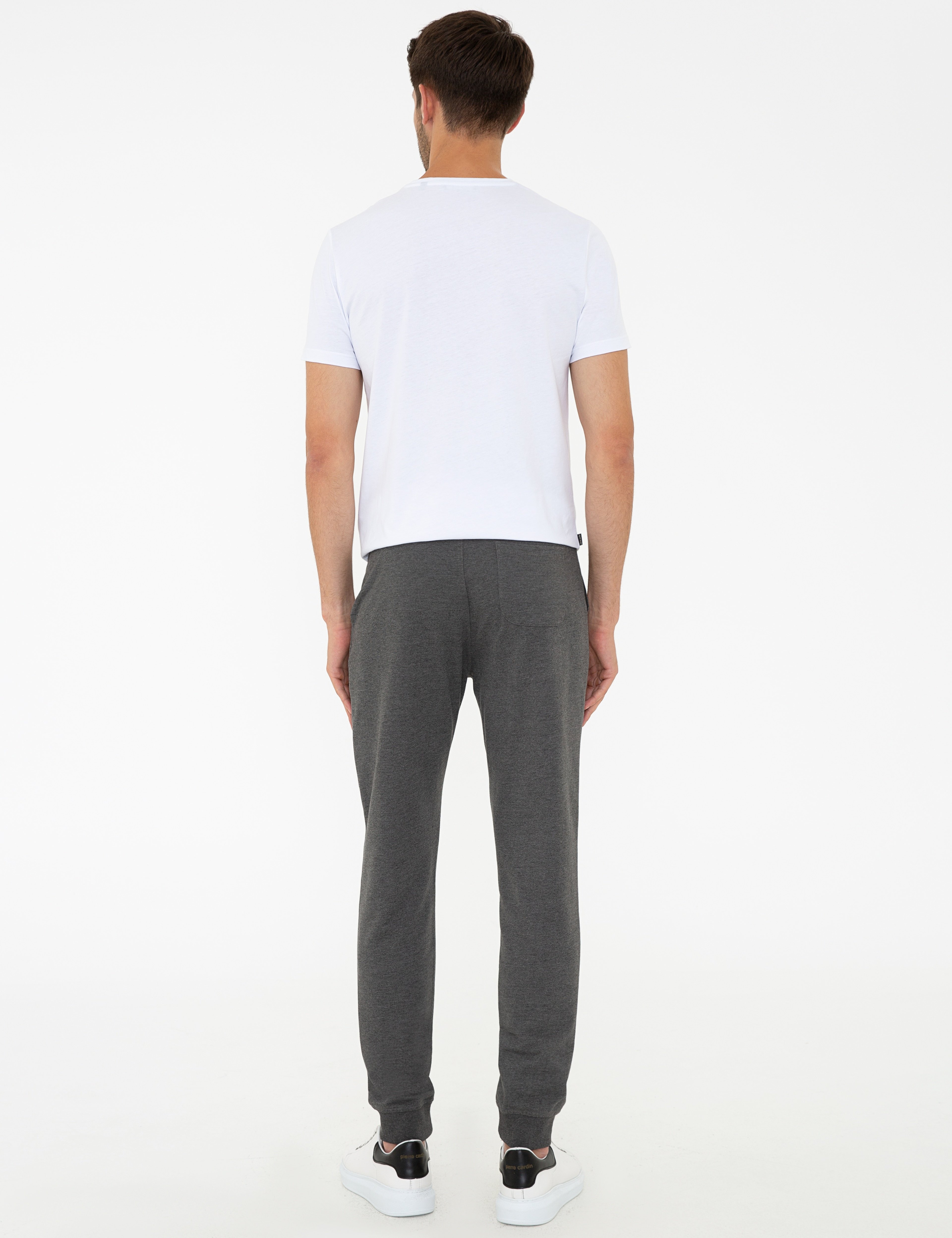 Antrasit Slim Fit Paça Lastikli Eşofman Altı - Image 3