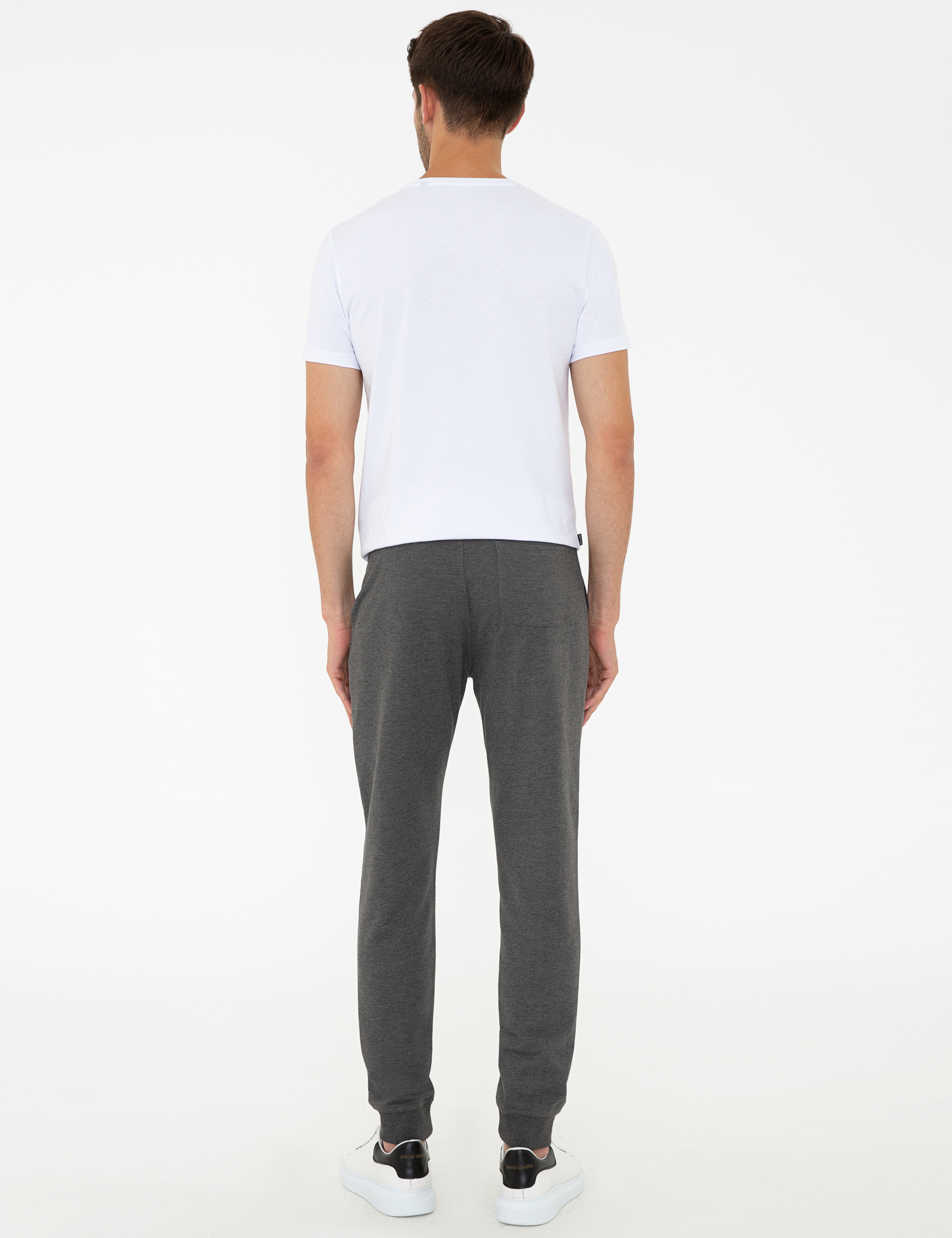Antrasit Slim Fit Paça Lastikli Eşofman Altı