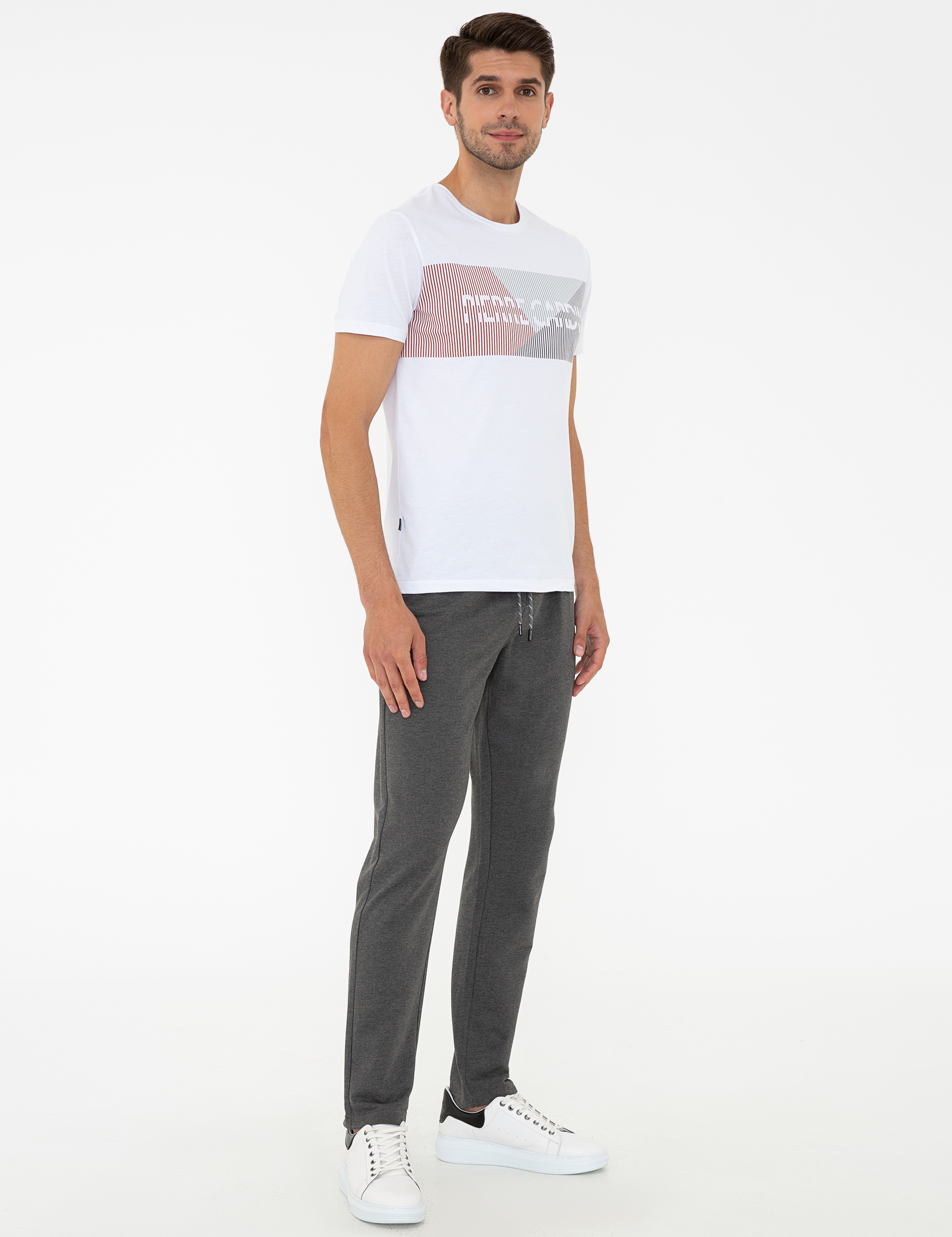Antrasit Slim Fit Eşofman Altı - Image 2