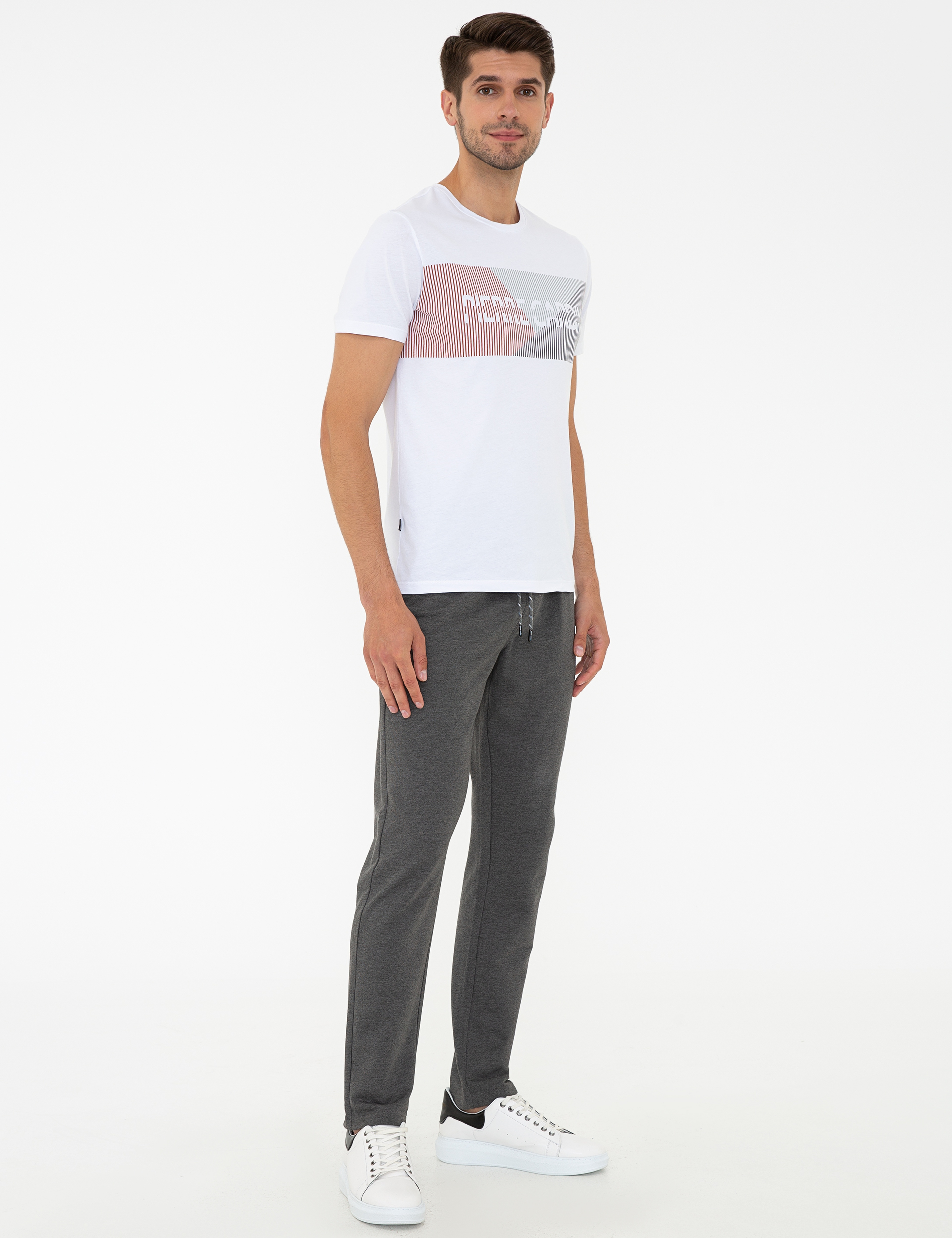 Antrasit Slim Fit Eşofman Altı