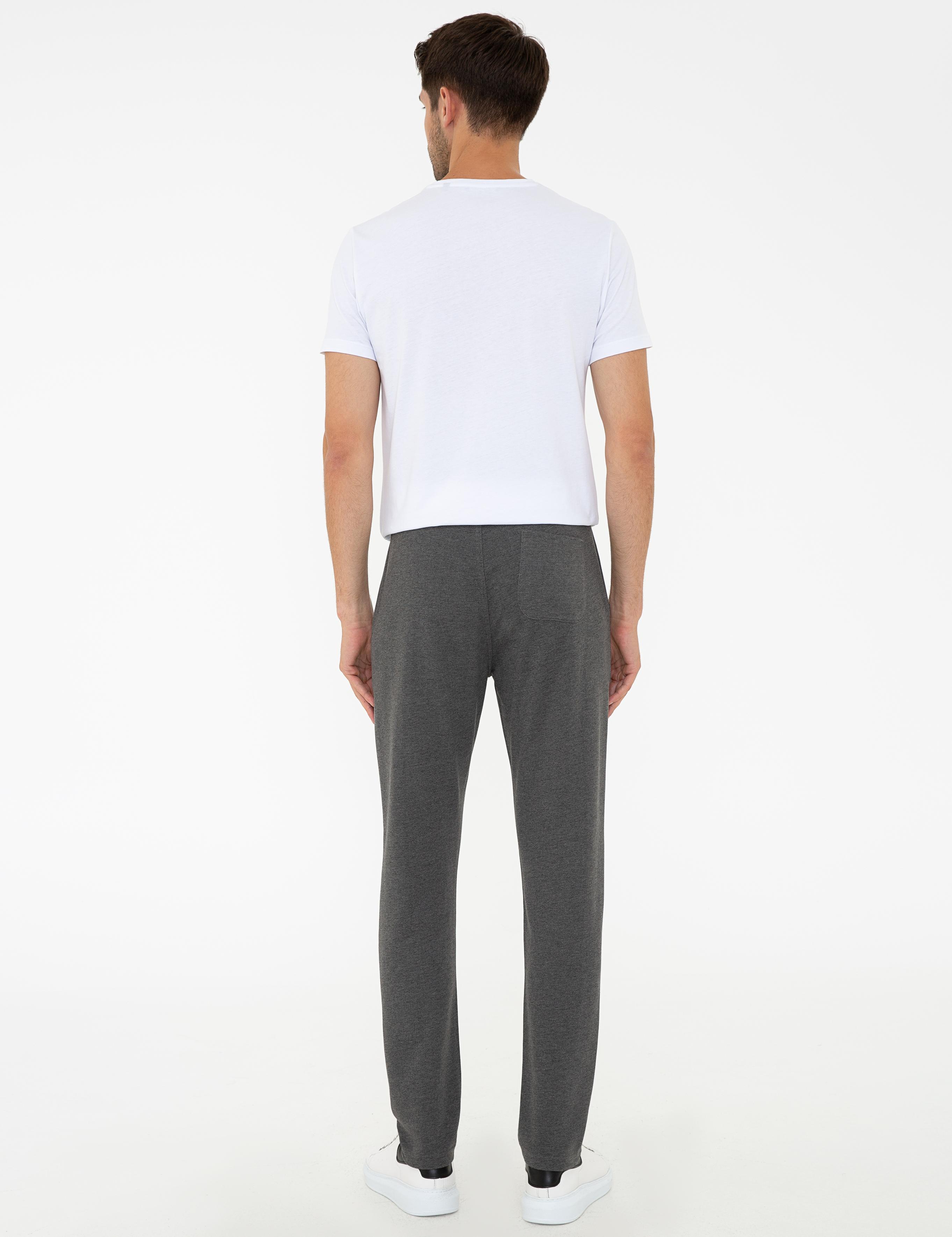 Antrasit Slim Fit Eşofman Altı