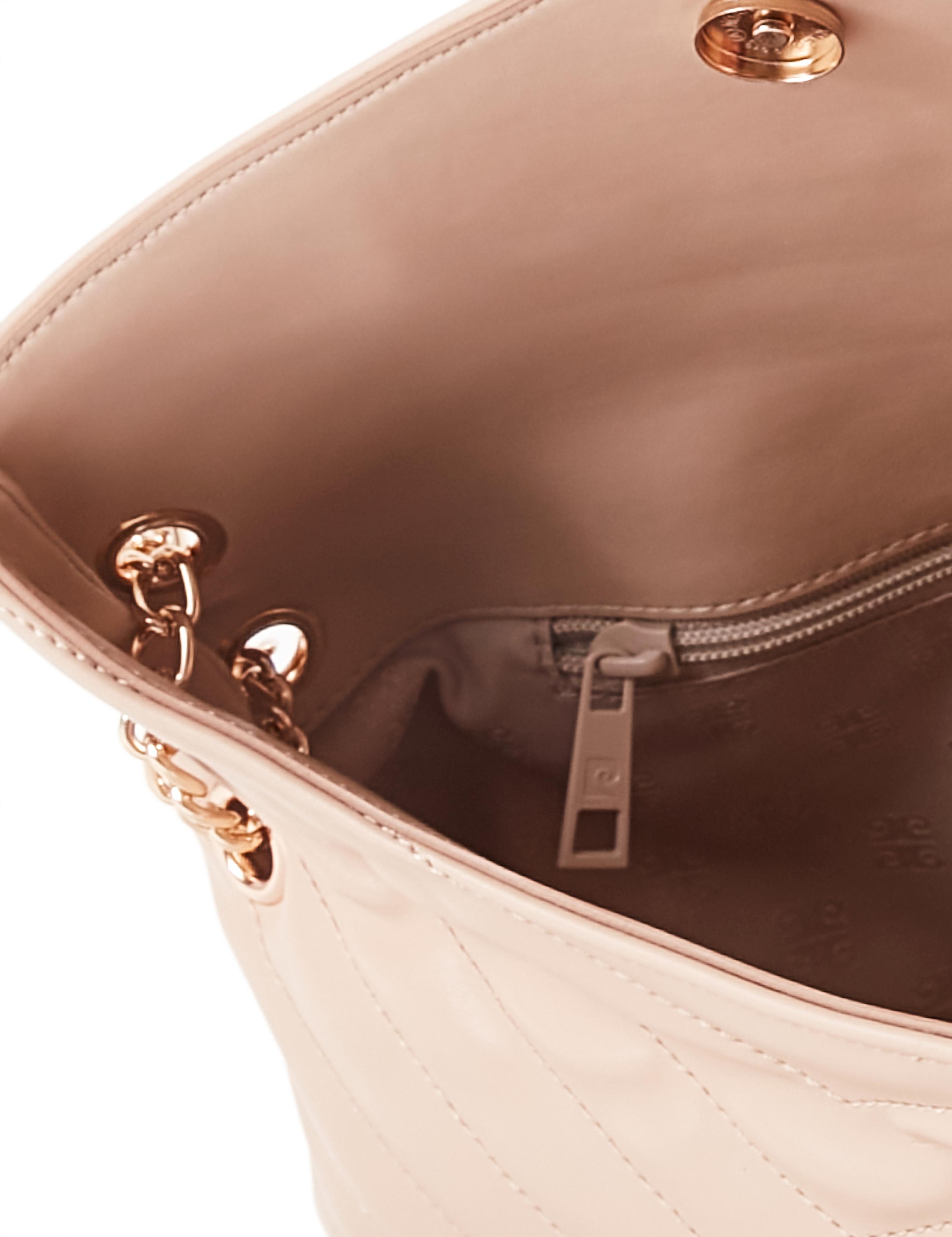 Nude Zincir Askılı Omuz Çantası