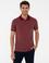 Bordo Slim Fit Polo Yaka Tişört