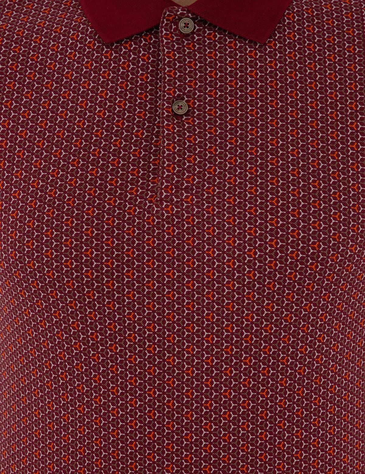 Bordo Slim Fit Polo Yaka Tişört - 50242064005