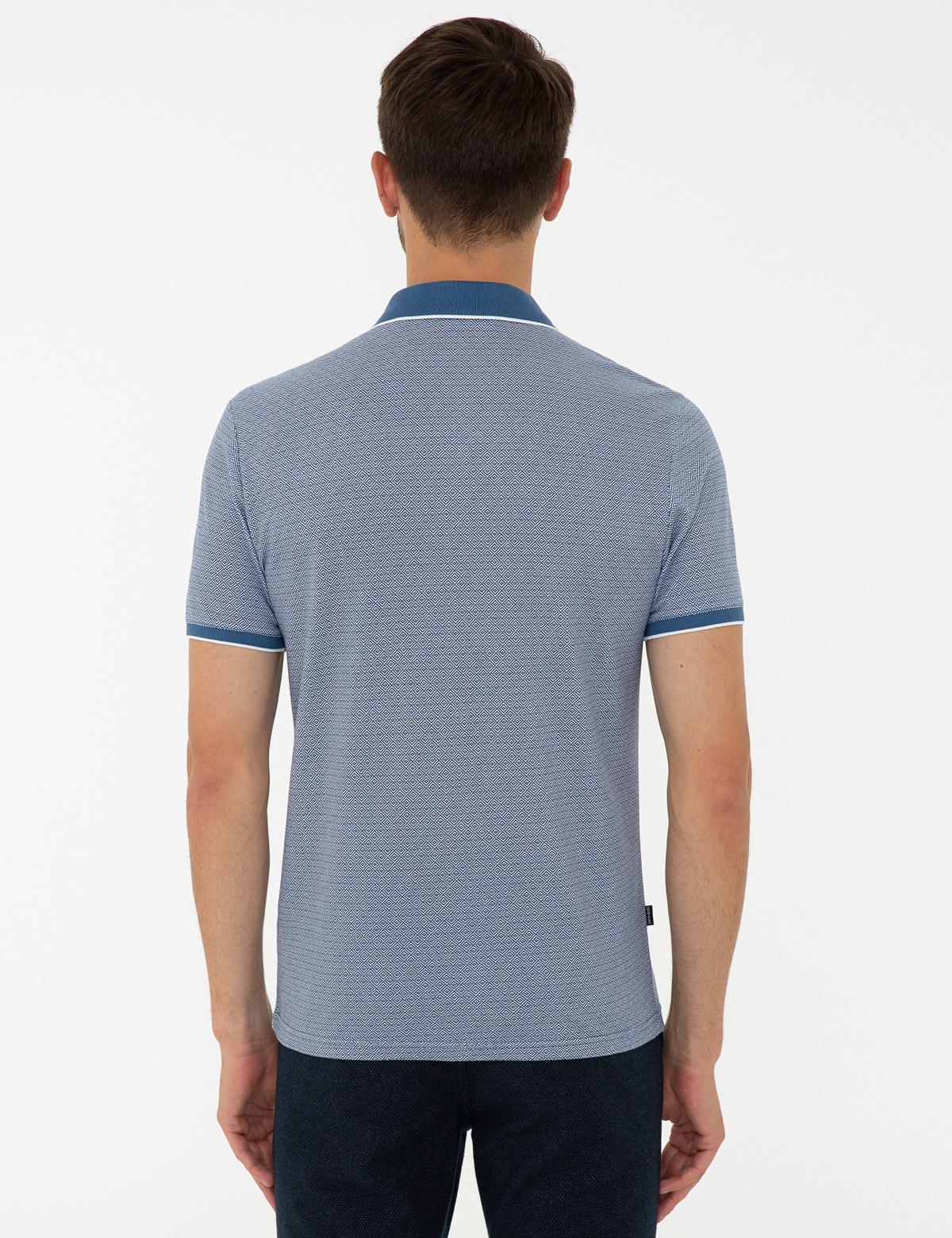 Lacivert Slim Fit Polo Yaka T-Shirt - 50242036015