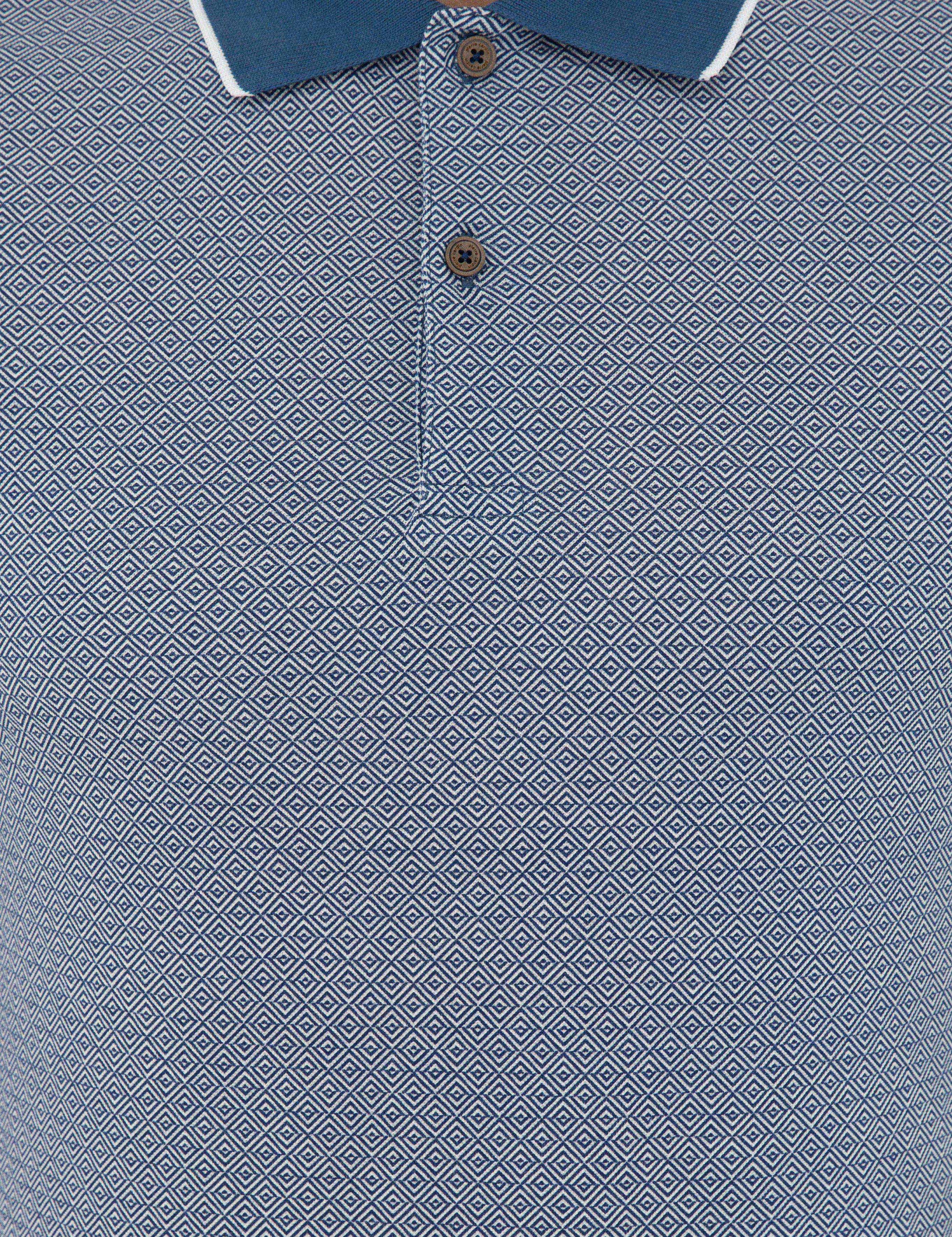 Lacivert Slim Fit Polo Yaka T-Shirt